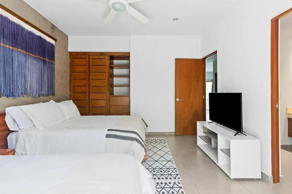 Stylish 2Bd Condo In Prime Location With Balcony Tulum Mexico